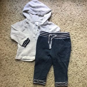 Nordstrom Baby 12 month sweatshirt/jogger set